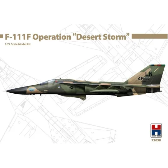 F-111F Operation " Desert Storm " - NEW, 1/72 - Hobby 2000 72038