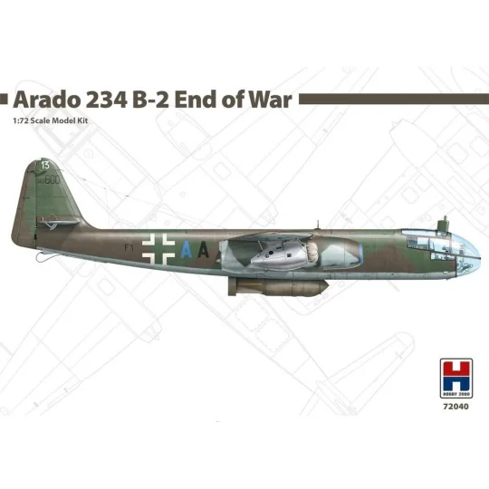 Arado 234 B-2 End of War, 1/72 - Hobby 2000 72040 Arado 234 B-2 End of War, 1/72 - Hobby 2000 72040
