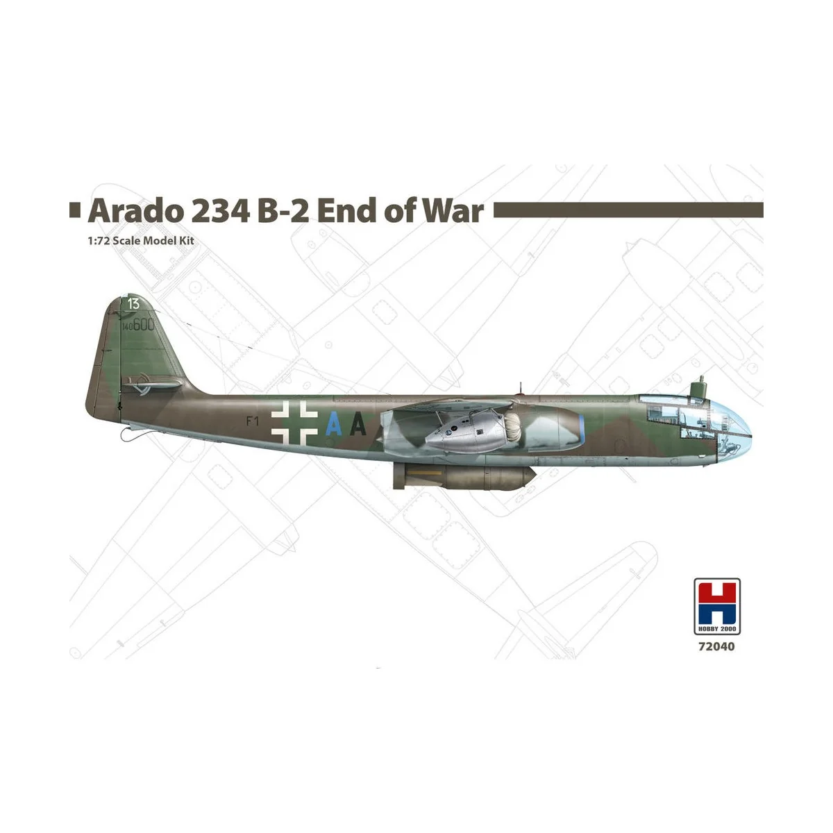 Arado 234 B-2 End of War - Hobby 2000 72040