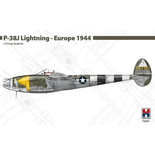 P-38J Lightning - Europe 1944 - Hobby 2000 72041