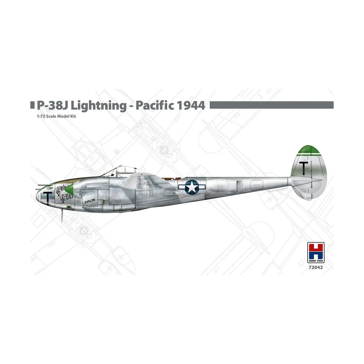 P-38J Lightning - Pacific 1944, 1/72 - Hobby 2000 72042