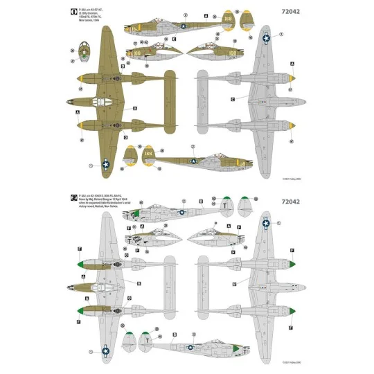P-38J Lightning - Pacific 1944 - Hobby 2000 72042
