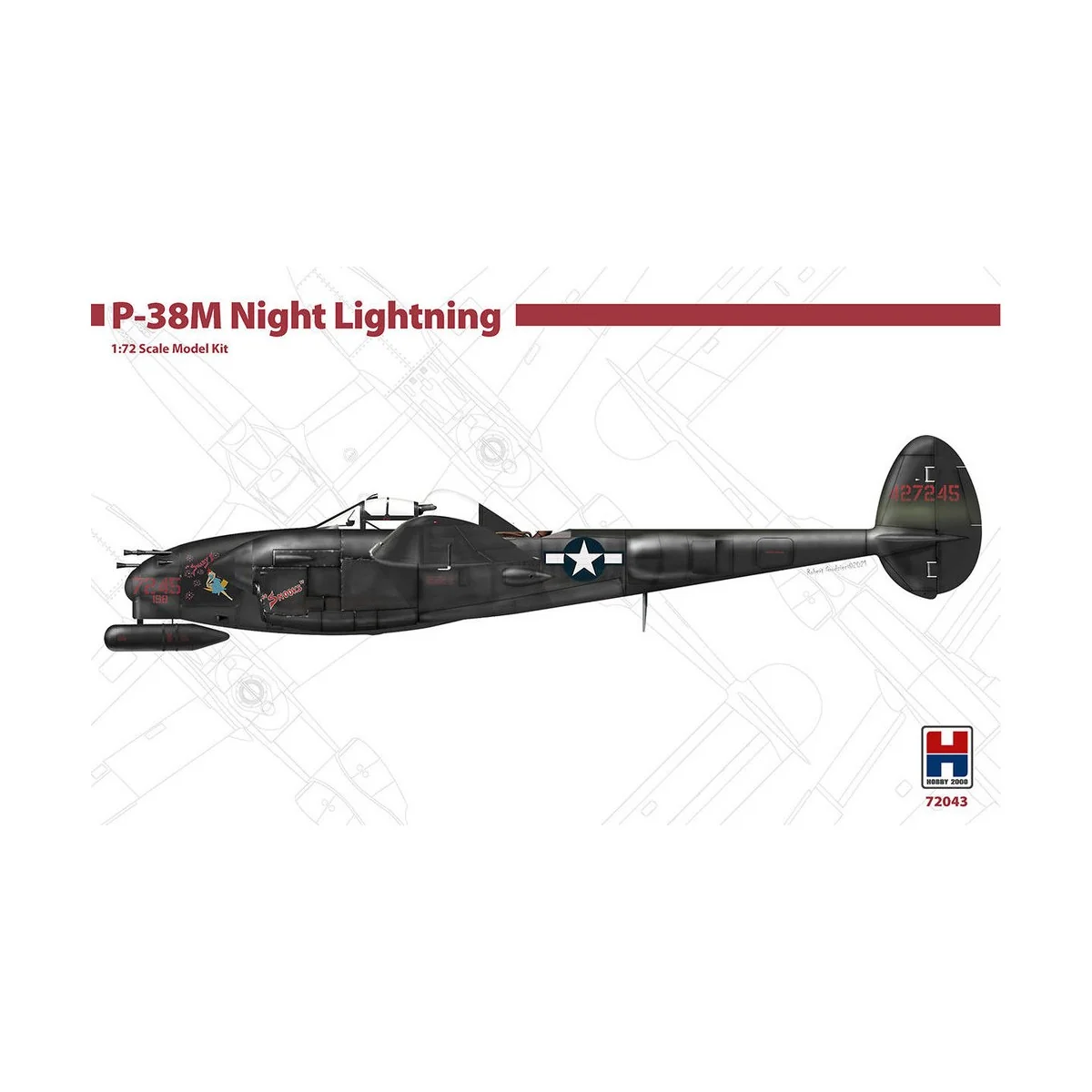 P-38M Night Lightning, 1/72 - Hobby 2000 72043