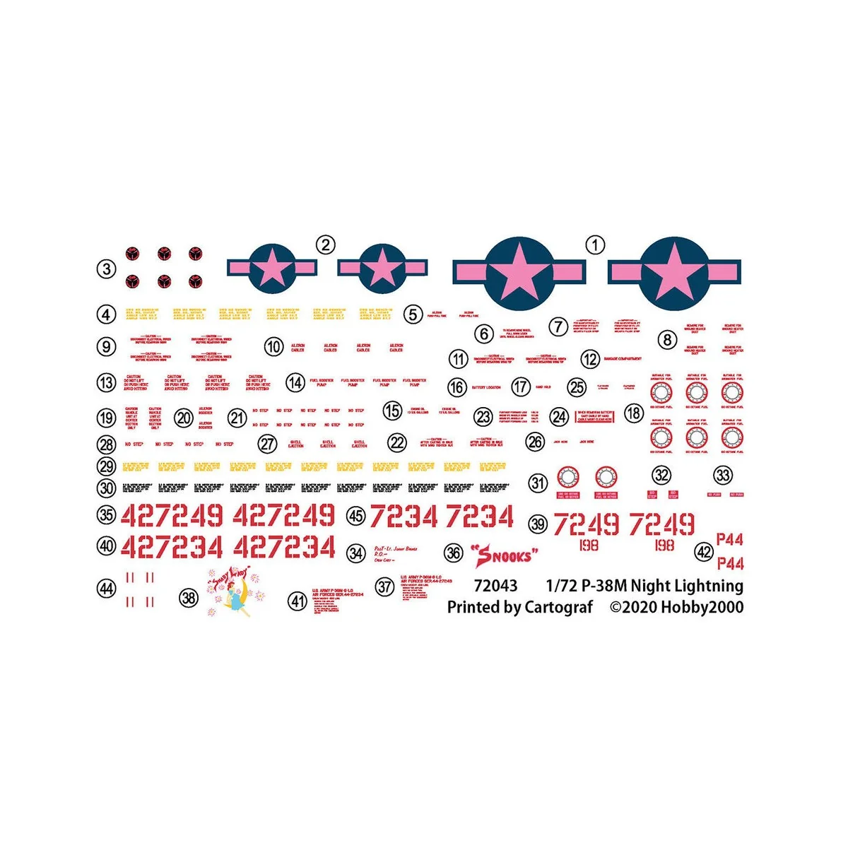 P-38M Night Lightning - Hobby 2000 72043