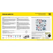 STARTER KIT Focus WRC'01, 1/43 - Heller 56196 STARTER KIT Focus WRC'01, 1/43 - Heller 56196