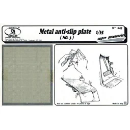 Metal anti-slip plate n.3, 1/35 - Royal Model RM047
