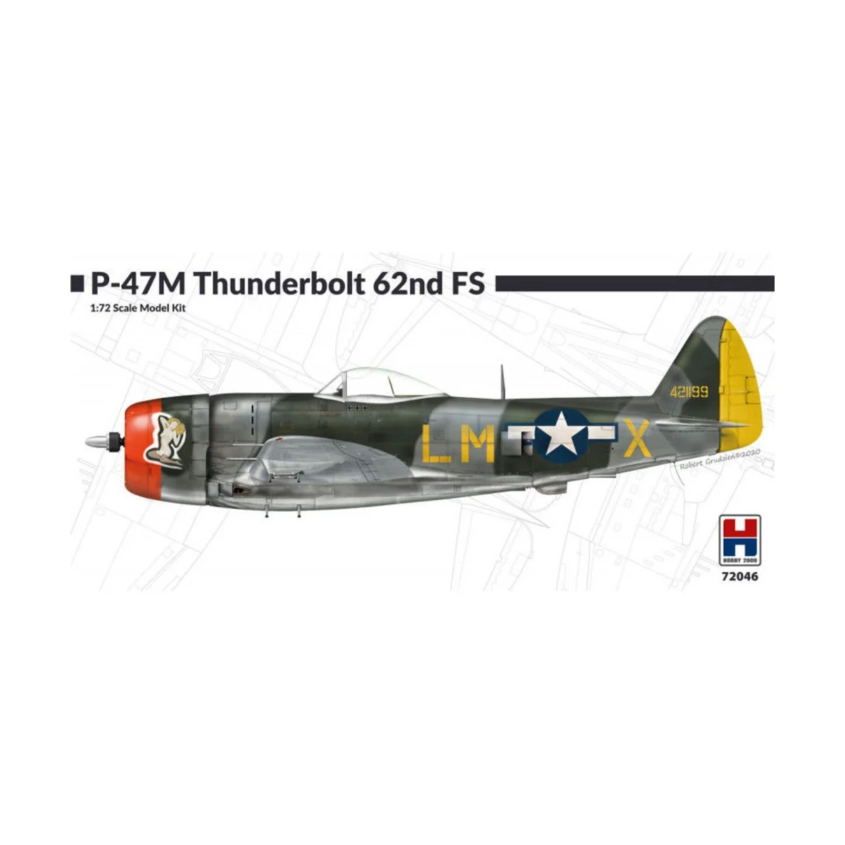 P-47M Thunderbolt 62nd Fighter Squadron - Hobby 2000 72046