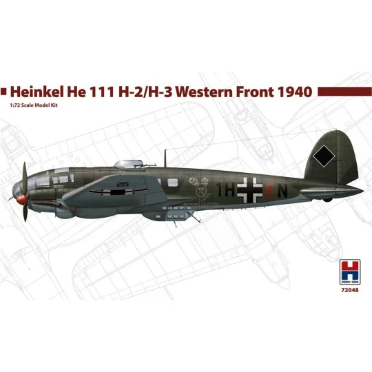 Heinkel He-111 H-2/H-3 Western Front 1940 - NEW - Hobby 2000 72048