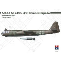 Arado Ar 234 C-3 w/ Bombentorpedo Initial Production - Hobby 2000 7...