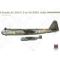 Arado Ar 234 C-3 w/ Ar E381 Julia, 1/72 - Hobby 2000 72051