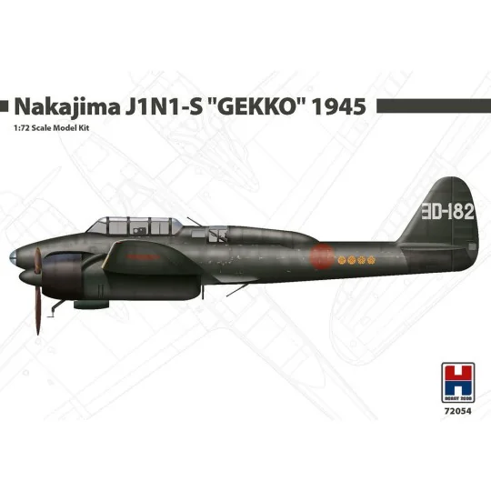 Nakajima J1N1-S "GEKKO" 1945, 1/72 - Hobby 2000 72054
