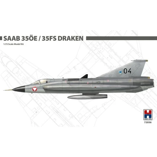 Saab 35ÖE/35FS Draken - Hobby 2000 72056