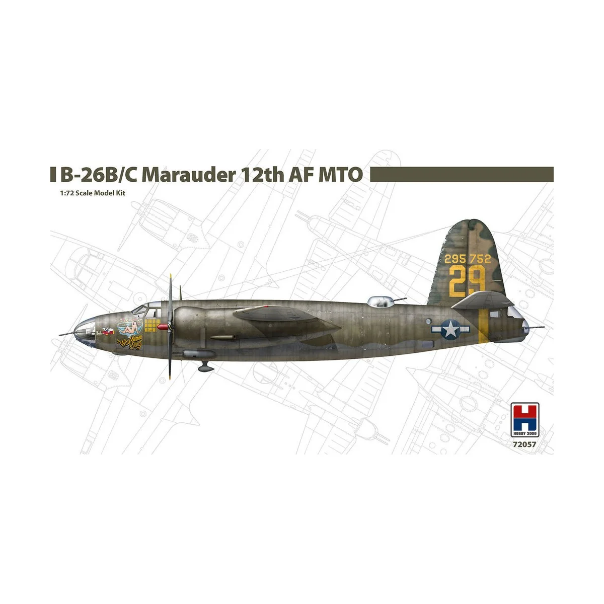 B-26B/C Marauder, 1/72 - Hobby 2000 72057