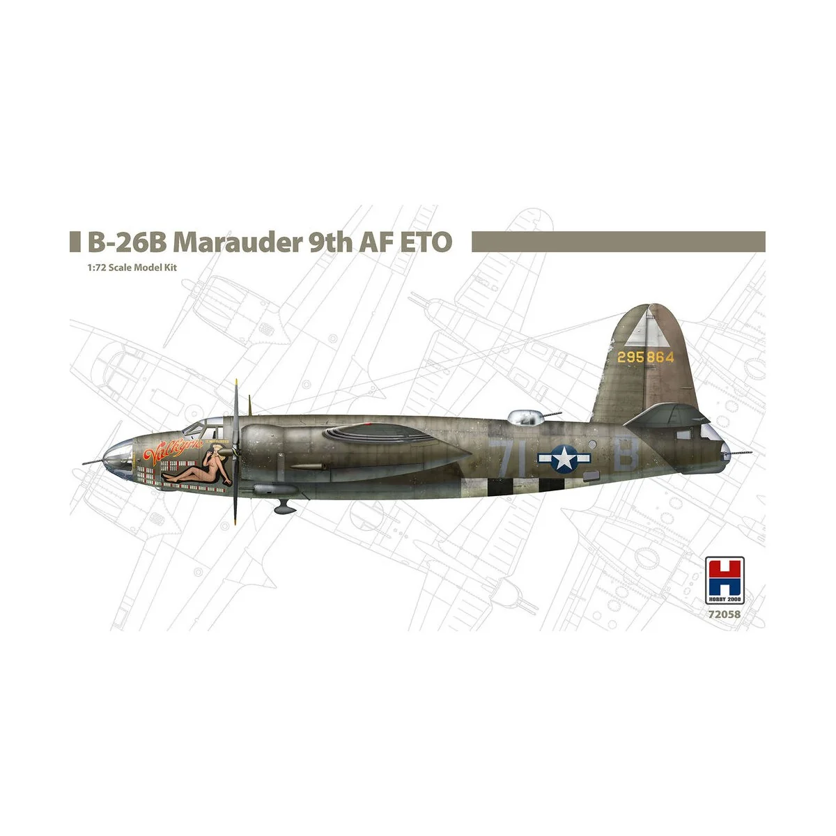 B-26B Marauder, 1/72 - Hobby 2000 72058