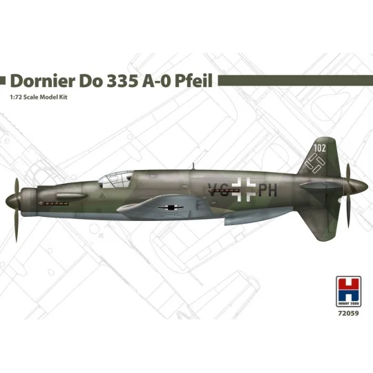 Dornier Do 335 A-0 Pfeil, 1/72 - Hobby 2000 72059