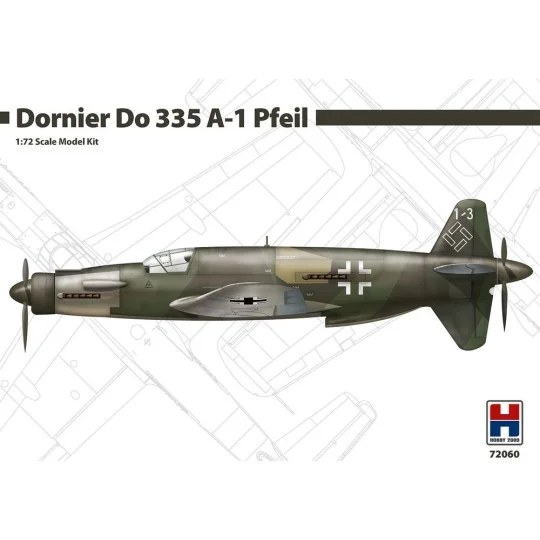 Dornier Do 335 A-1 Pfeil, 1/72 - Hobby 2000 72060