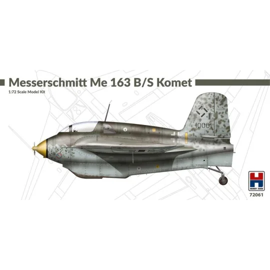 Messerschmitt Me 163 B/S Komet, 1/72 - Hobby 2000 72061 Messerschmitt Me 163 B/S Komet, 1/72 - Hobby 2000 72061