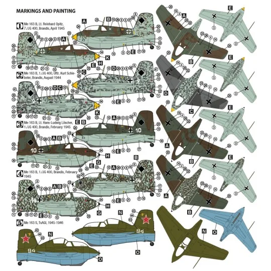Messerschmitt Me 163 B/S Komet - Hobby 2000 72061
