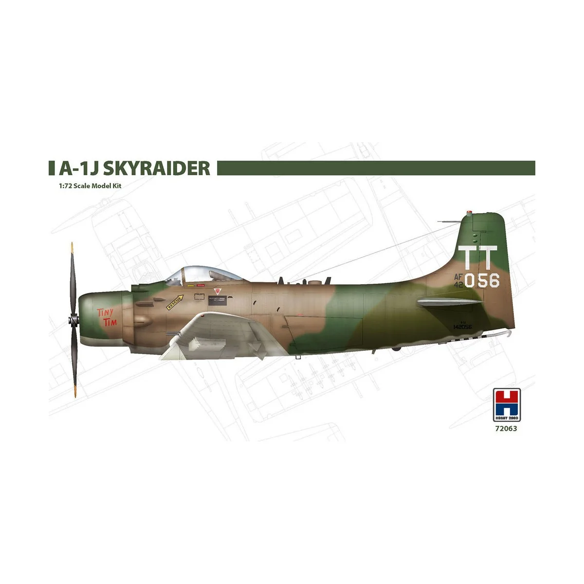 A-1J Skyraider, 1/72 - Hobby 2000 72063