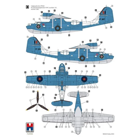 Consolidated PBY-5A Catalina ETO, 1/72 - Hobby 2000 72065 Consolidated PBY-5A Catalina ETO, 1/72 - Hobby 2000 72065