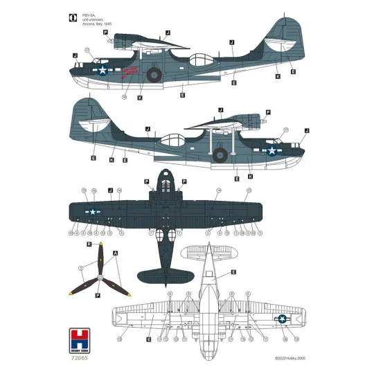 Consolidated PBY-5A Catalina ETO, 1/72 - Hobby 2000 72065 Consolidated PBY-5A Catalina ETO, 1/72 - Hobby 2000 72065