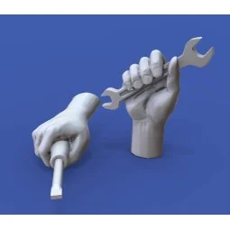 Assorted hands set No. 4, 1/16 - Royal Model RM965