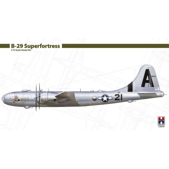 B-29 Superfortress, 1/72 - Hobby 2000 72070