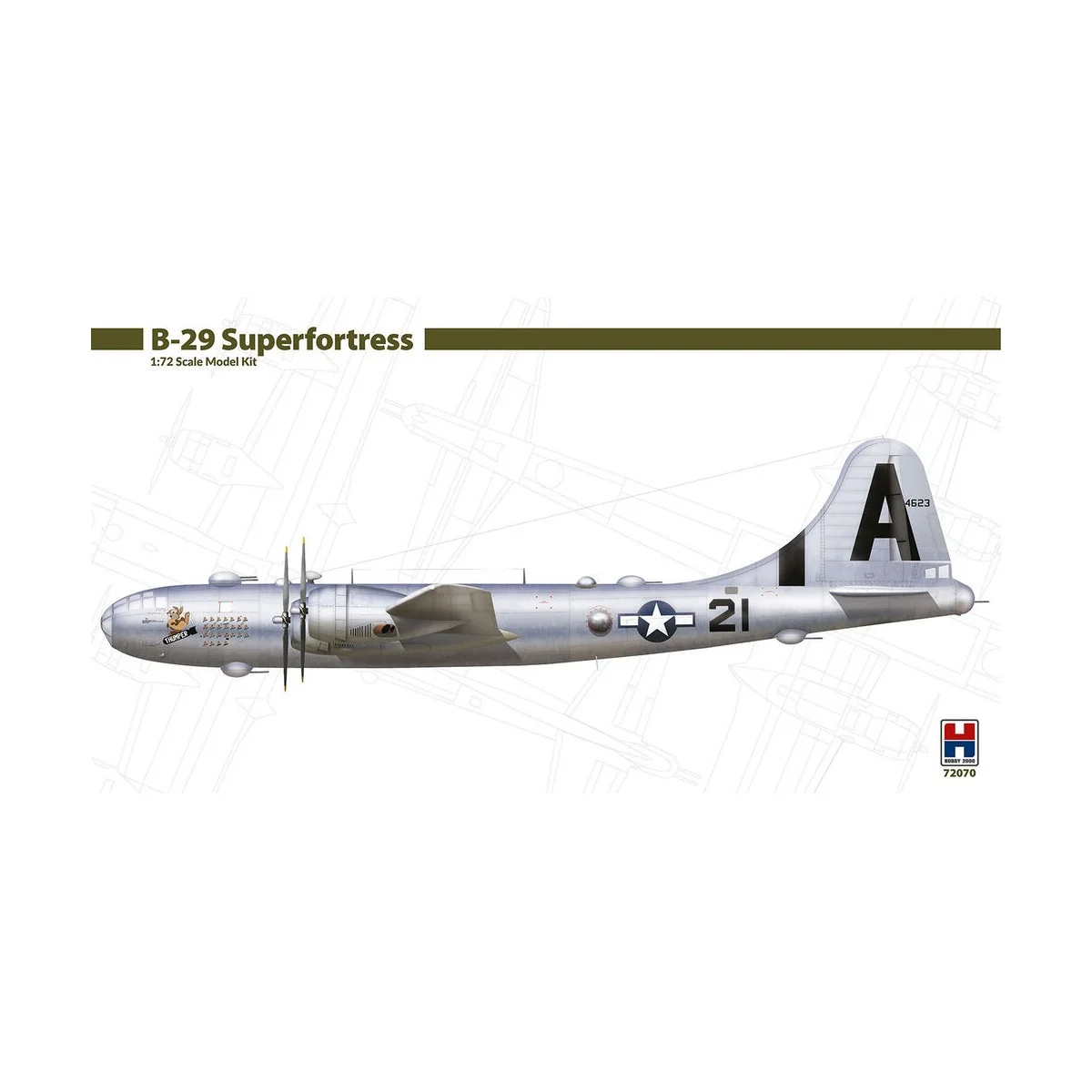 B-29 Superfortress, 1/72 - Hobby 2000 72070