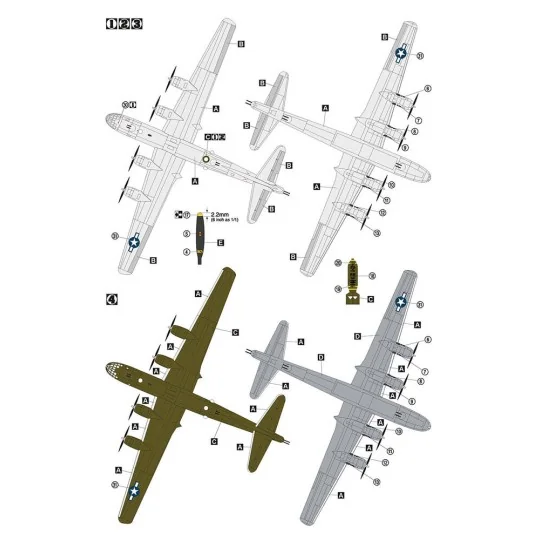 B-29 Superfortress, 1/72 - Hobby 2000 72070