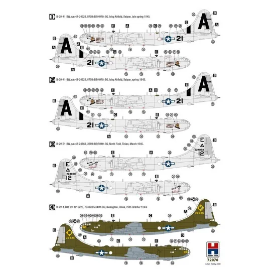 B-29 Superfortress, 1/72 - Hobby 2000 72070