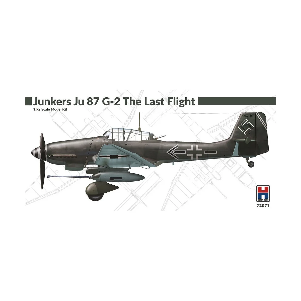 Junkers Ju 87 G-2 The Last Flight, 1/72 - Hobby 2000 72071