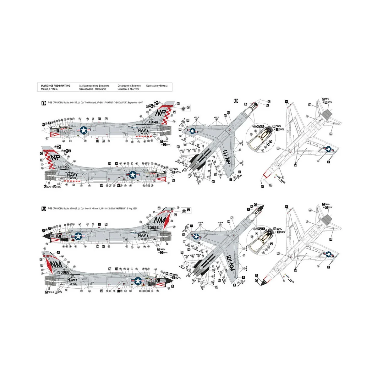 F-8E Crusader MiG Killers, 1/72 - Hobby 2000 72073