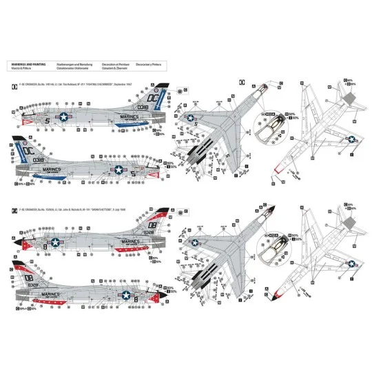 F-8E Crusader Marines, 1/72 - Hobby 2000 72074 F-8E Crusader Marines, 1/72 - Hobby 2000 72074