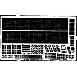 HMS King George V. für Tamiya Bausatz 77525, 1/700 - Eduard Accesso...