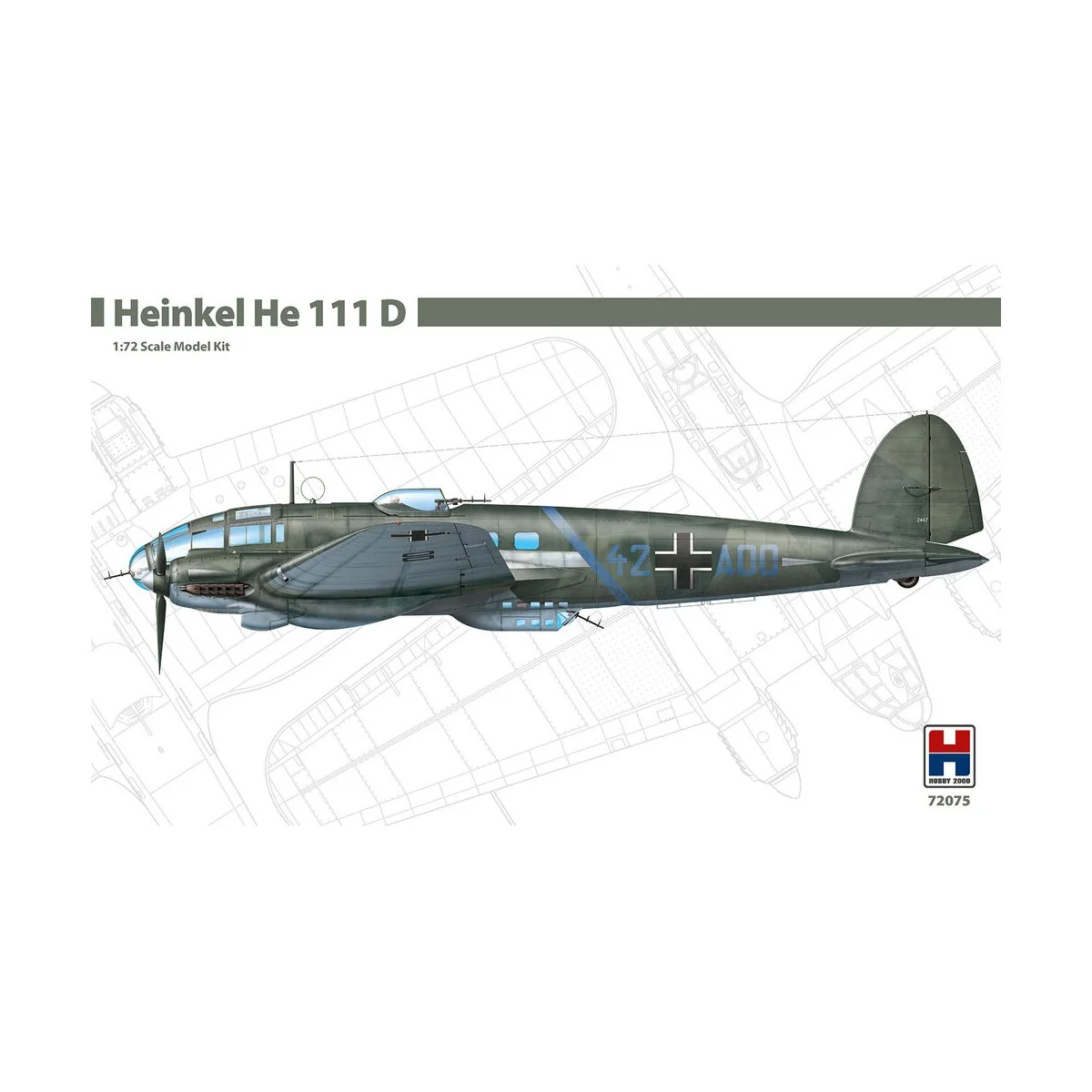 Heinkel He 111 D, 1/72 - Hobby 2000 72075