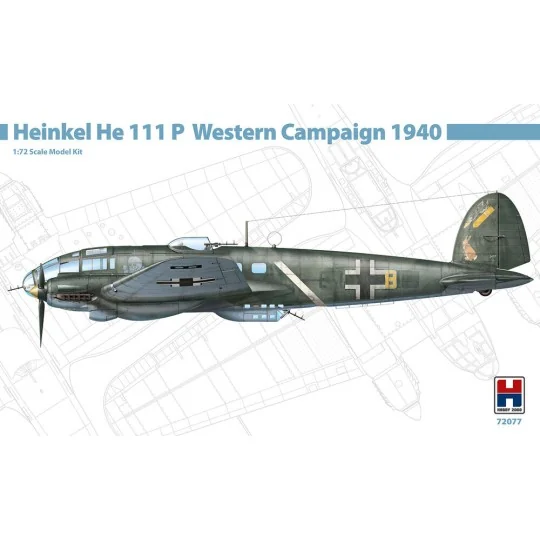 Heinkel He 111 P Western Campaign 1940, 1/72 - Hobby 2000 72077