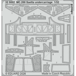 MC.200 Saetta undercarriage for Italeri, 1/32 - Eduard Accessories ...