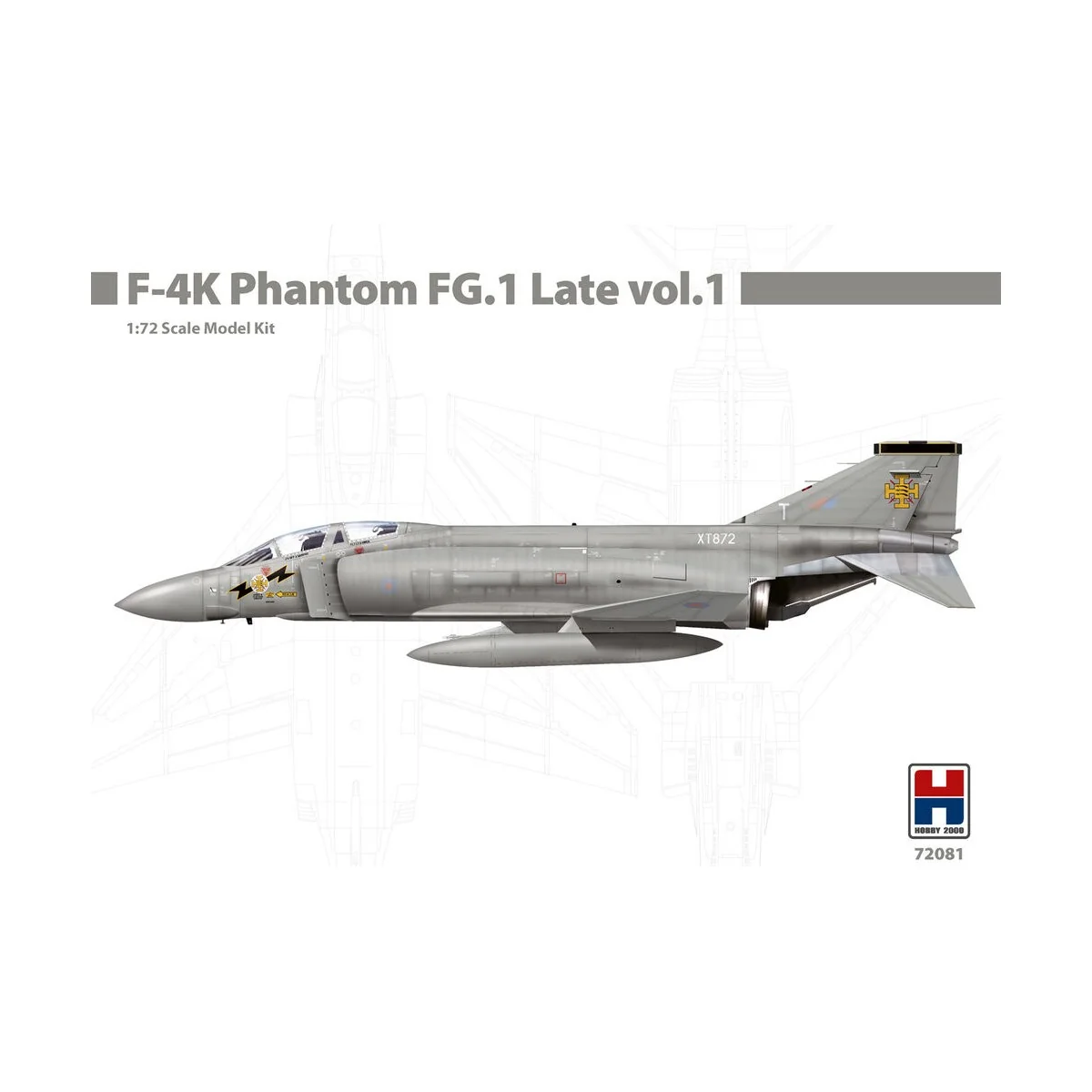 F-4K Phantom FG.1 Late vol.1, 1/72 - Hobby 2000 H2K72081 F-4K Phantom FG.1 Late vol.1, 1/72 - Hobby 2000 H2K72081