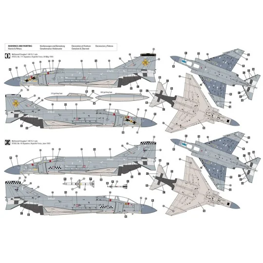 F-4K Phantom FG.1 Late vol.1, 1/72 - Hobby 2000 H2K72081 F-4K Phantom FG.1 Late vol.1, 1/72 - Hobby 2000 H2K72081