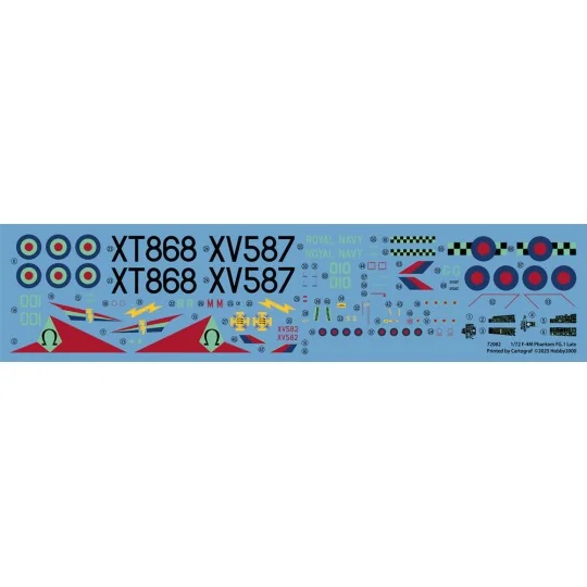 F-4K Phantom FG.1 Late vol.2, 1/72 - Hobby 2000 H2K72082 F-4K Phantom FG.1 Late vol.2, 1/72 - Hobby 2000 H2K72082