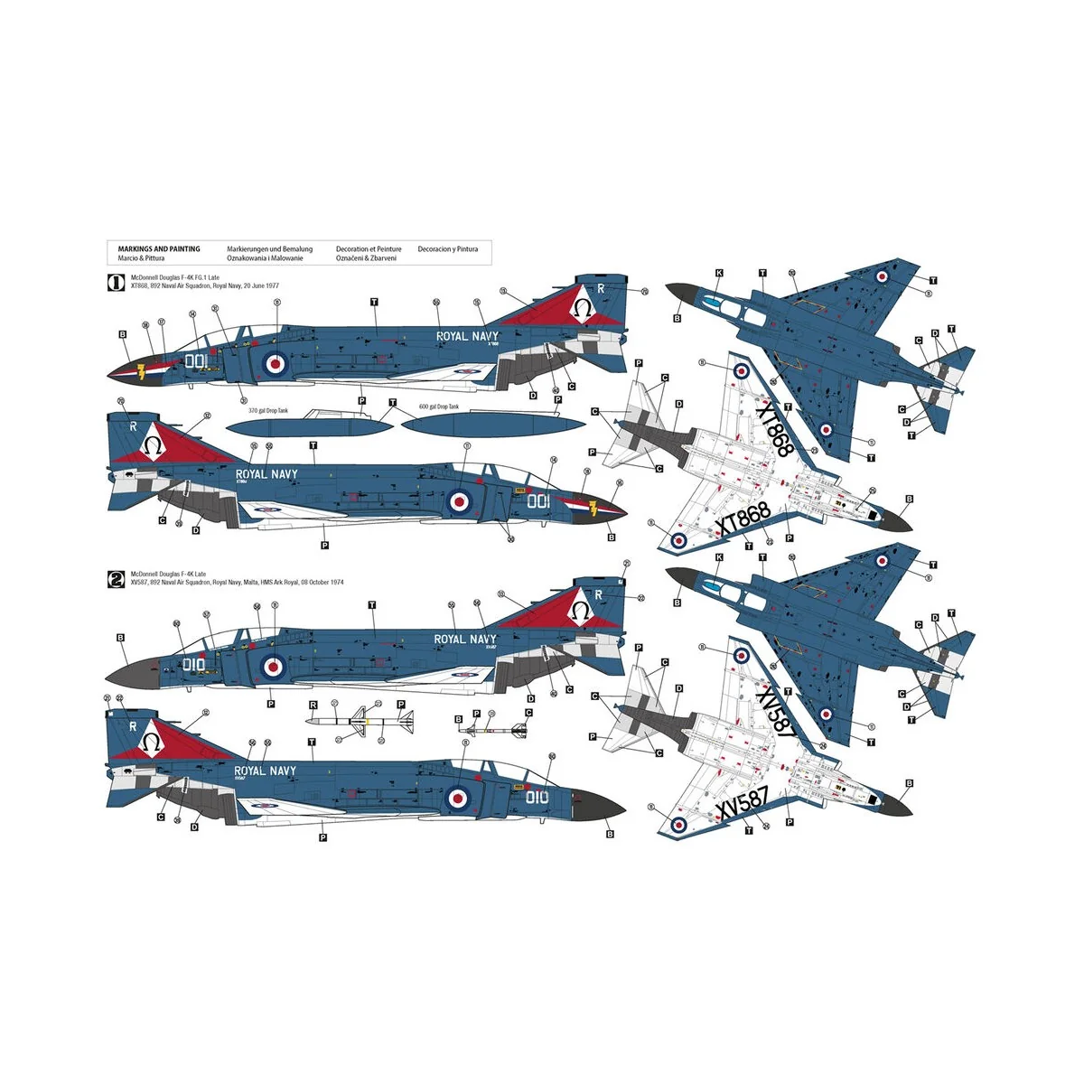 F-4K Phantom FG.1 Late vol.2, 1/72 - Hobby 2000 H2K72082 F-4K Phantom FG.1 Late vol.2, 1/72 - Hobby 2000 H2K72082