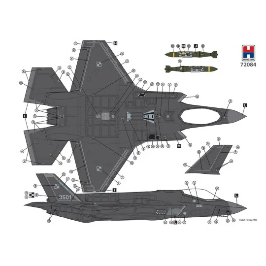 F-35A Husarz Polish Air Force, 1/72 - Hobby 2000 H2K72084
