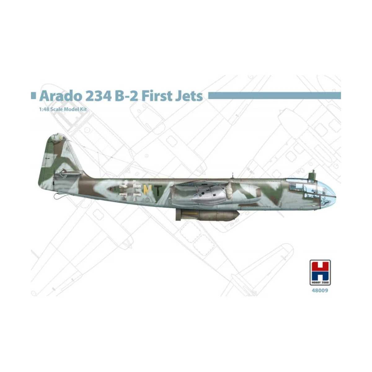 Arado 234 B-2 First Jets, 1/48 - Hobby 2000 48009 Arado 234 B-2 First Jets, 1/48 - Hobby 2000 48009