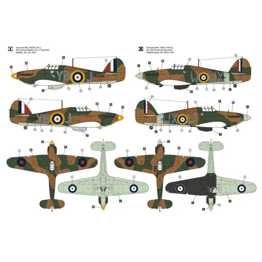 Hawker Hurricane Mk.IA, 1/48 - Hobby 2000 48013