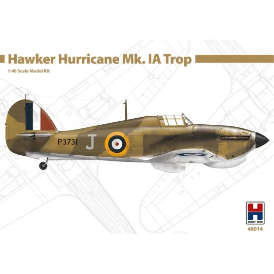 Hawker Hurricane Mk.IA Trop, 1/48 - Hobby 2000 48014 Hawker Hurricane Mk.IA Trop, 1/48 - Hobby 2000 48014