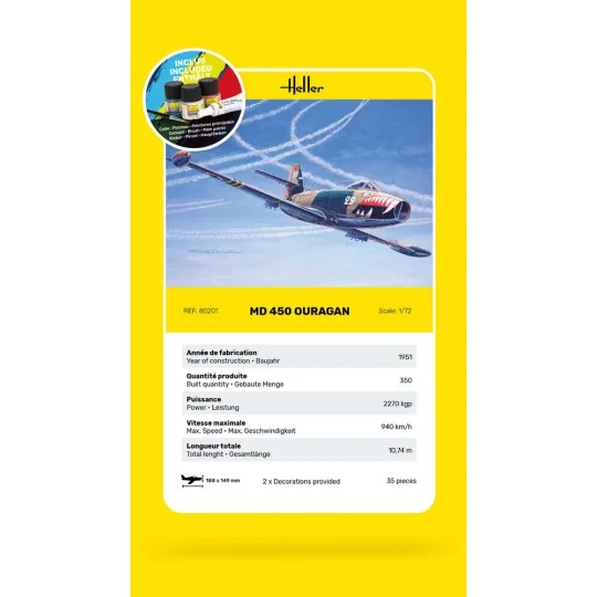 STARTER KIT MD 450 Ouragan - Heller 56201