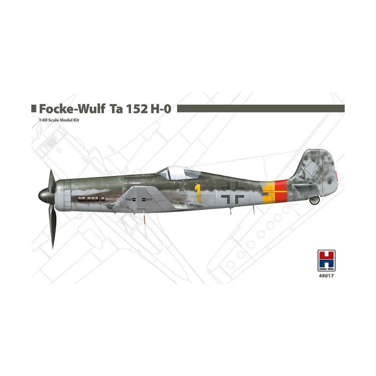 Focke-Wulf Ta 152 H-0, 1/48 - Hobby 2000 48017 Focke-Wulf Ta 152 H-0, 1/48 - Hobby 2000 48017