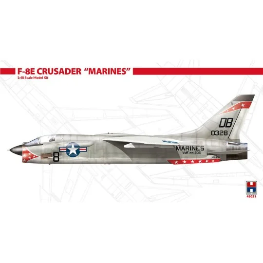 F-8E Crusader "Marines, 1/48 - Hobby 2000 48021