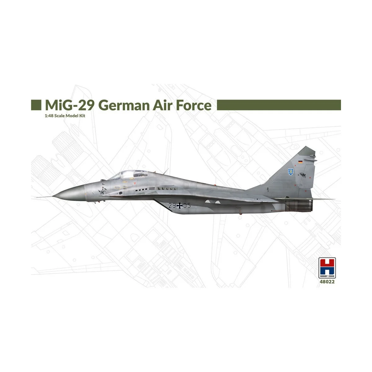MiG-29 German Air Force, 1/48 - Hobby 2000 48022