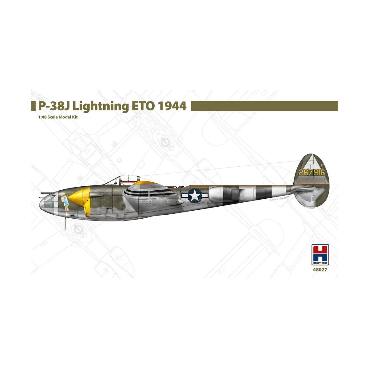 P-38J Lightning ETO 1944 - Hobby 2000 48027